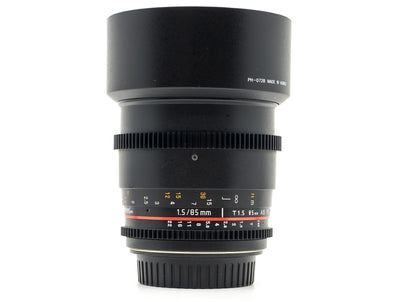 Walimex Pro 85mm T1.5 - Mocowanie Canon EF