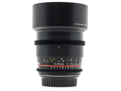 Walimex Pro 85mm T1.5 - Mocowanie Canon EF