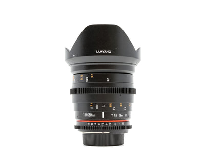 Samyang 20mm T1.9 Cine VDSLR ED AS IF UMC - Mocowanie Nikon