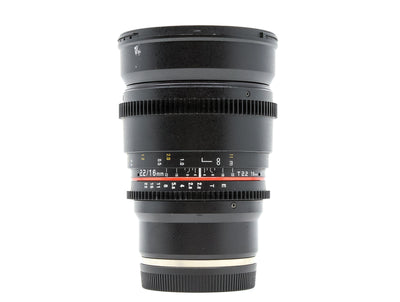 Samyang 16mm T2.2 Cine ED AS UMC CS - Kompatybilny z Sony E