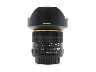 Walimex Pro 14mm ED AS IF UMC f/2.8 - Mocowanie Sony A