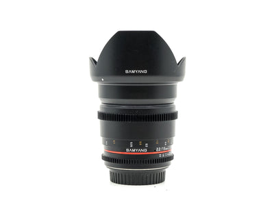 Samyang 16mm T2.2 ED AS UMC CS – Kompatybilny z Canon EF-S