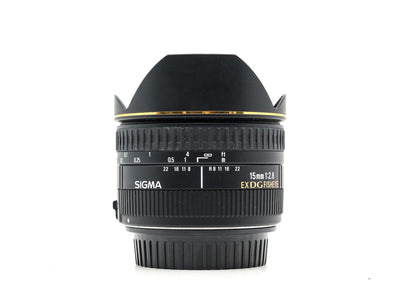 Sigma 15mm f/2.8 EX DG Fisheye - Mocowanie Canon EF