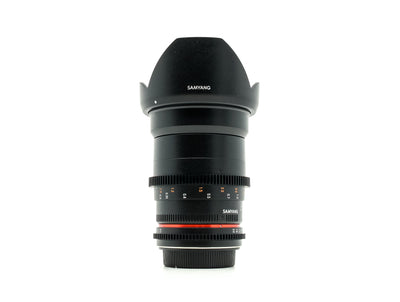 Samyang 35mm T1.5 Cine VDSLR MK2 - Montaż Canon EF