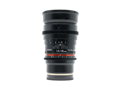 Rokinon 35mm T1.5 AS UMC - Kompatybilny z Sony FE