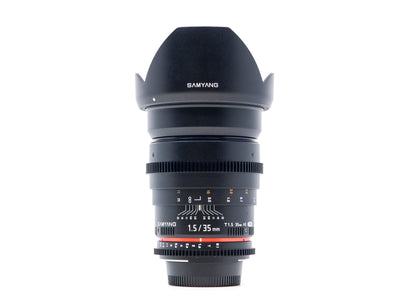 Samyang 35mm T1.5 - Mocowanie Nikon