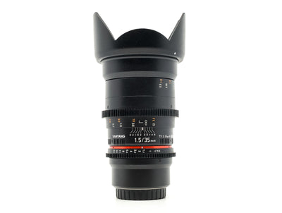 Samyang 35mm T1.5 Cine AS UMC II - Kompatybilny z Micro Four Thirds