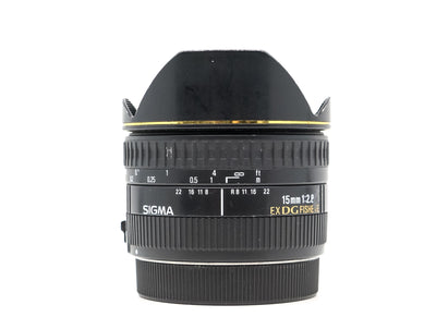 Sigma 15mm f/2.8 EX Fisheye - Mocowanie Canon EF