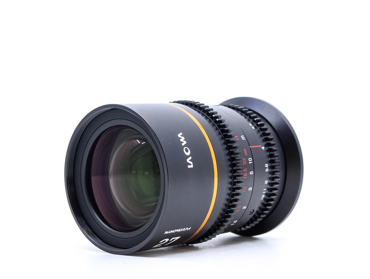 Venus Laowa 27mm T2.8 Nanomorph [Amber Flare] - L Fit