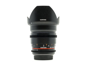 Samyang 16mm T2.2 ED AS UMC CS II - Canon EF Fit