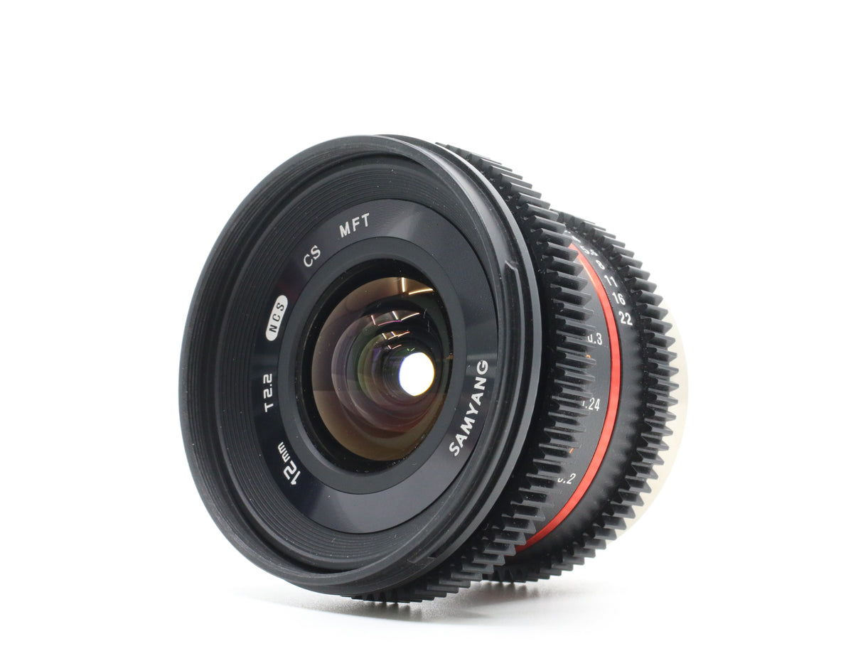 Samyang 12mm T2.2 ED AS UMC CS - Micro Four Thirds Fit