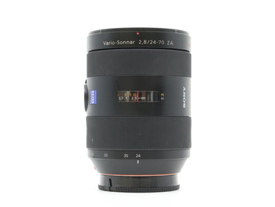 Sony Carl Zeiss Vario-Sonnar T* 24-70mm f/2.8 - mocowanie Sony A
