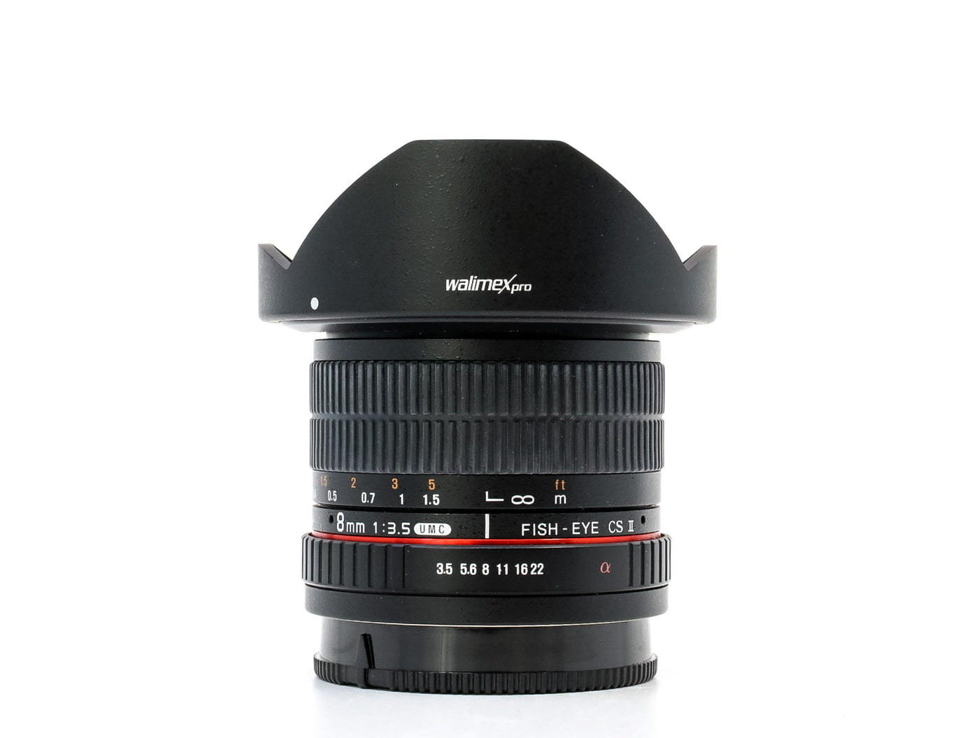 Walimex Pro 8mm f/3.5 UMC CS Fisheye II - do Sony A · zdjęcie główne