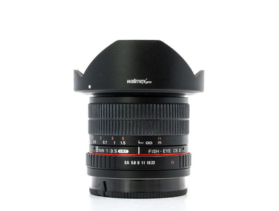 Walimex Pro 8mm f/3.5 UMC CS Fisheye II - do Sony A