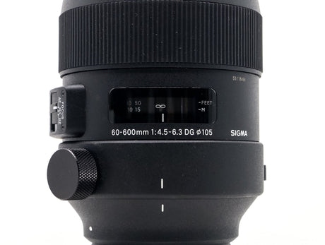 Sigma 60-600mm f/4.5-6.3 DG OS HSM SPORT - Mocowanie Canon EF