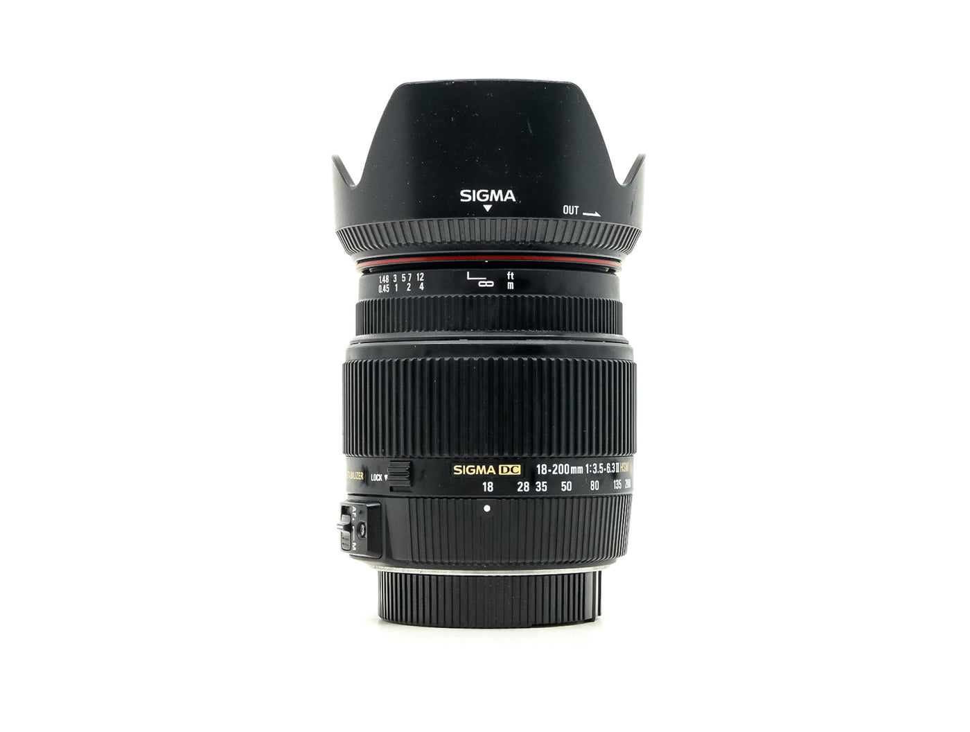 Sigma 18-200mm f/3.5-6.3 DC OS HSM II - Nikon Fit  · main image