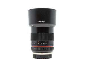 Samyang 85mm f/1.8 ED UMC CSC MF - Micro Four Thirds fit