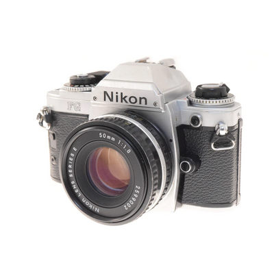 Nikon FG + obiektyw 50mm f1.8 Series E