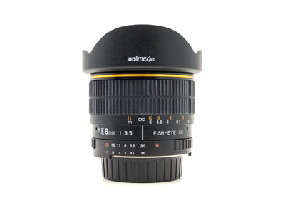 Walimex Pro 8mm f/3.5 AE Fisheye - mocowanie Nikon