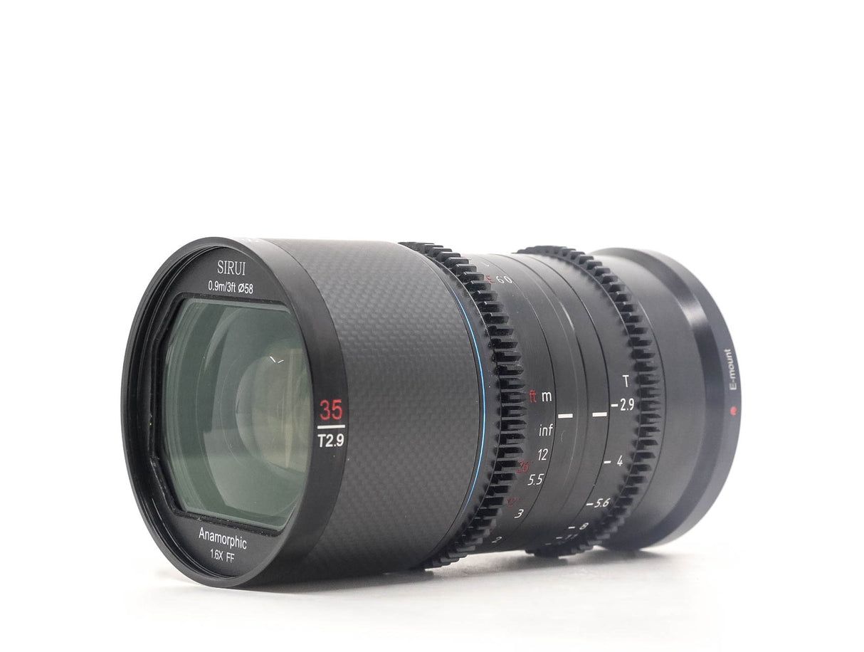 Sirui Saturn 35mm T2.9 1.6x Anamorphic [Neutral Flare] - Sony FE Fit