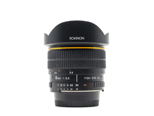 Rokinon 8mm f/3.5 UMC CS II - Nikon Fit