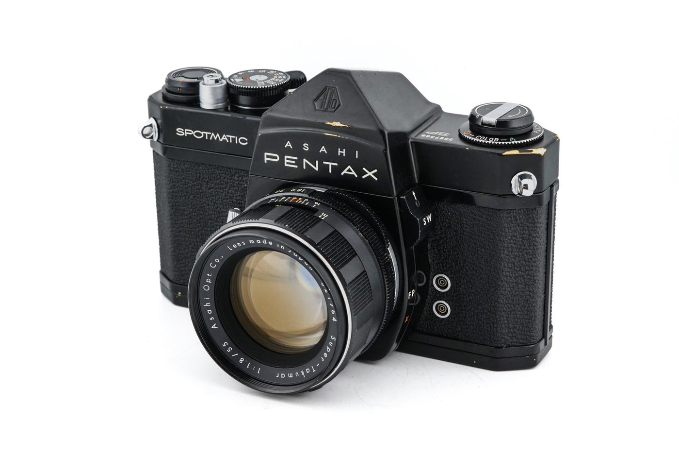 Pentax Spotmatic SP+ 55mm f1.8 Super-Takumar · main image