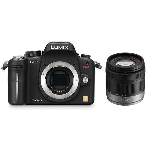 Lumix DMC-GH1 Czarny + Panasonic Lumix G Vario 14-42mm f/3.5-5.6 · zdjęcie główne