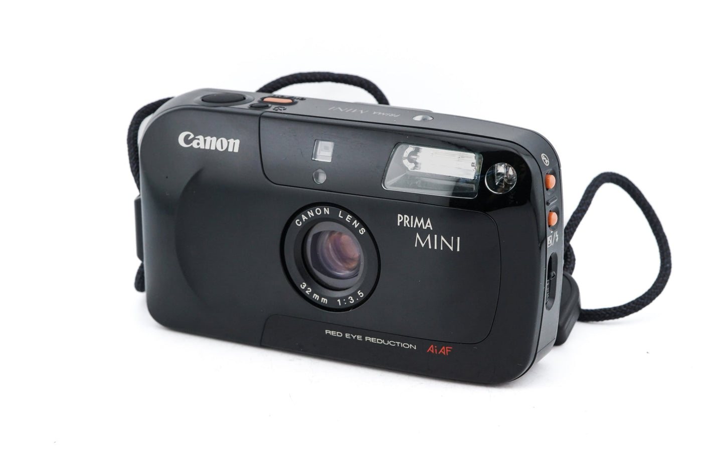 Canon Prima Mini - Aparat Analogowy 35mm Vintage (Odnowiony) Czarny · zdjęcie główne