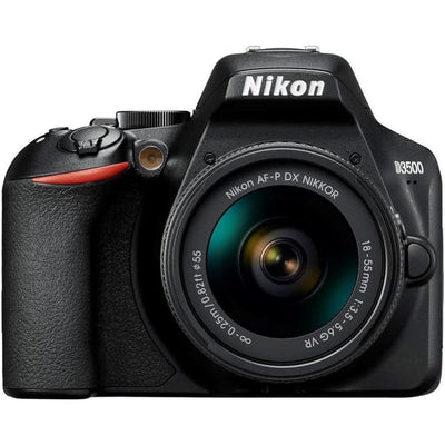 Lustrzanka D3500 - Czarna + Nikon AF-P DX Nikkor 18-55mm f/3.5-5.6G VR