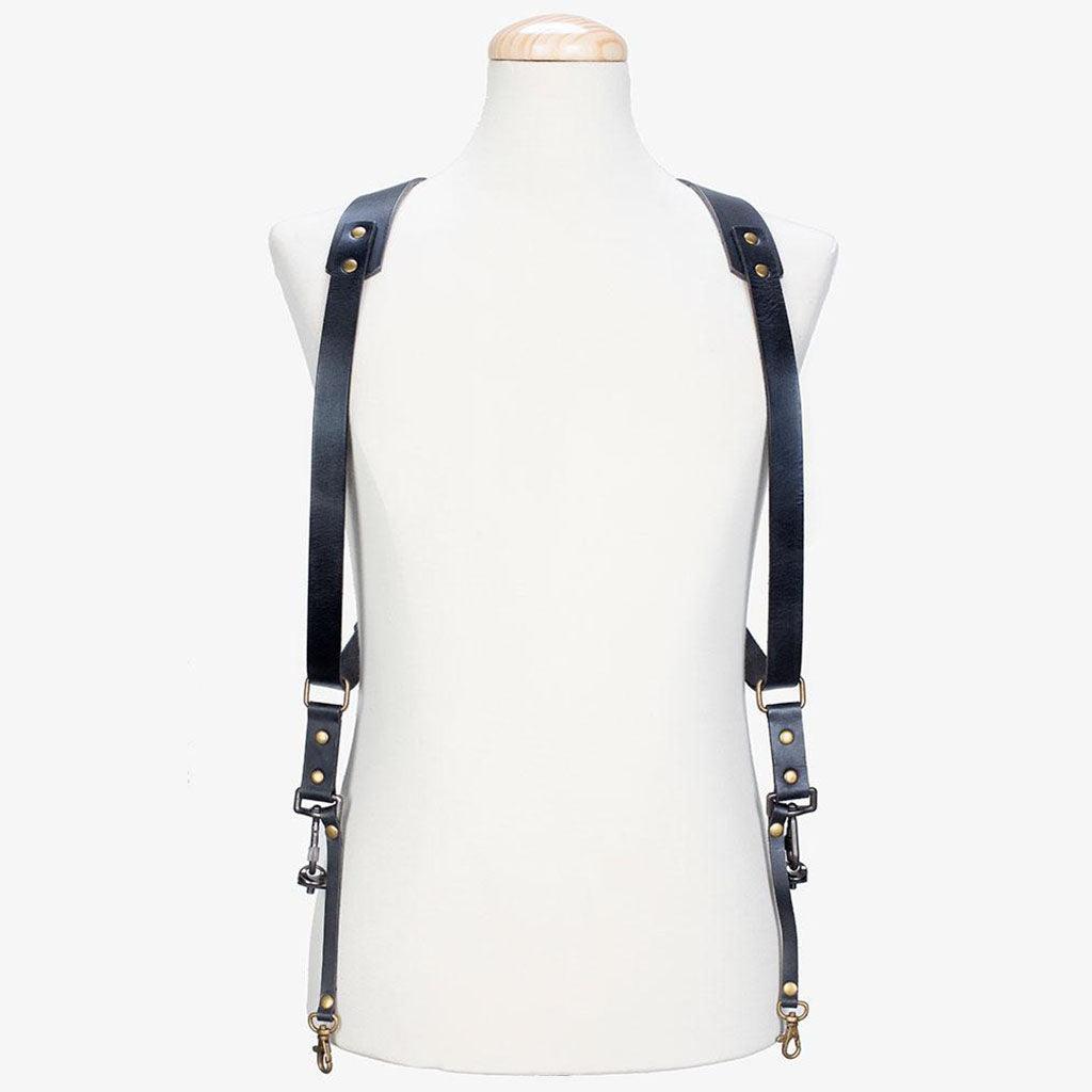 Berlin #701 - Black dual leather camera strap