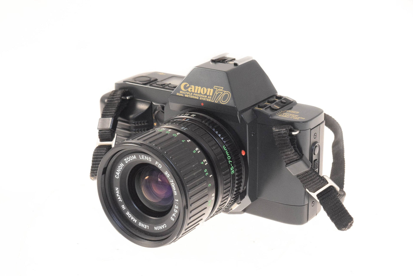 Canon T70 + 35-70mm f3.5-4.5 FDn Aparat Analogowy · zdjęcie główne