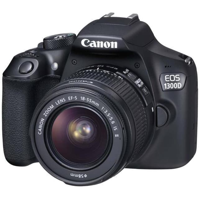 EOS 1300D Lustrzanka - Czarna + Canon EF-S 18-55mm f/3.5-5.6 IS II · zdjęcie główne