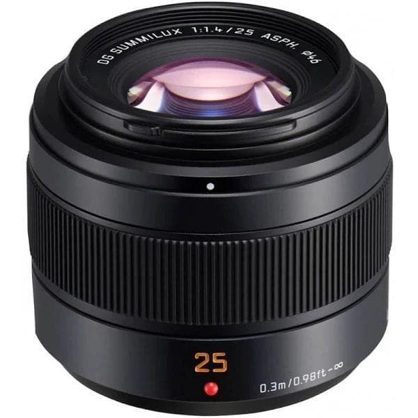 Panasonic G 25mm f/1.4 lenses