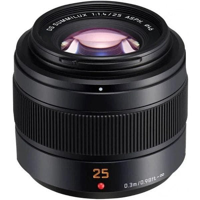 Panasonic G 25mm f/1.4 lenses 
