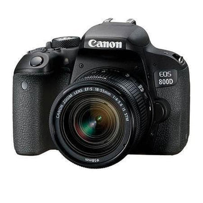 EOS 800D Lustrzanka - Czarny + Canon EF-S 18-55 mm f/4-5.6 IS STM