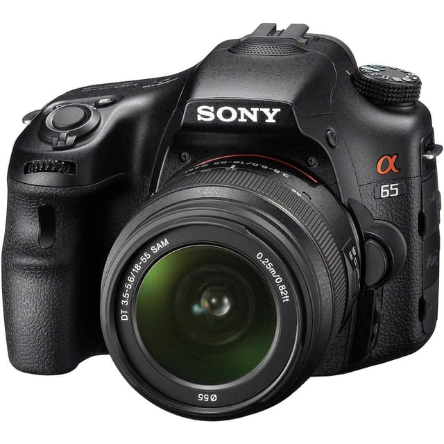 SLT-A65 SLR - Black + Sony DT 18-55mm f/3.5-5.6 SAM f/3.5-5.6  · main image