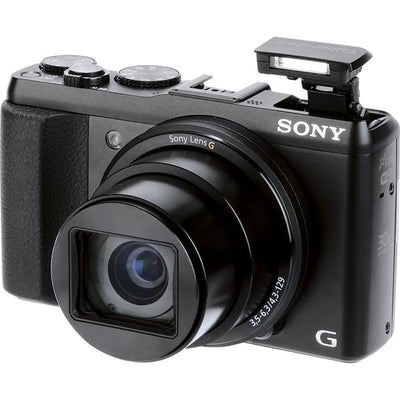 Cyber-shot DSC-HX50 Compact Camera - Black + Sony G 30X Optical Zoom 24-720mm f/3.5-6.3 f/3.5-6.3 