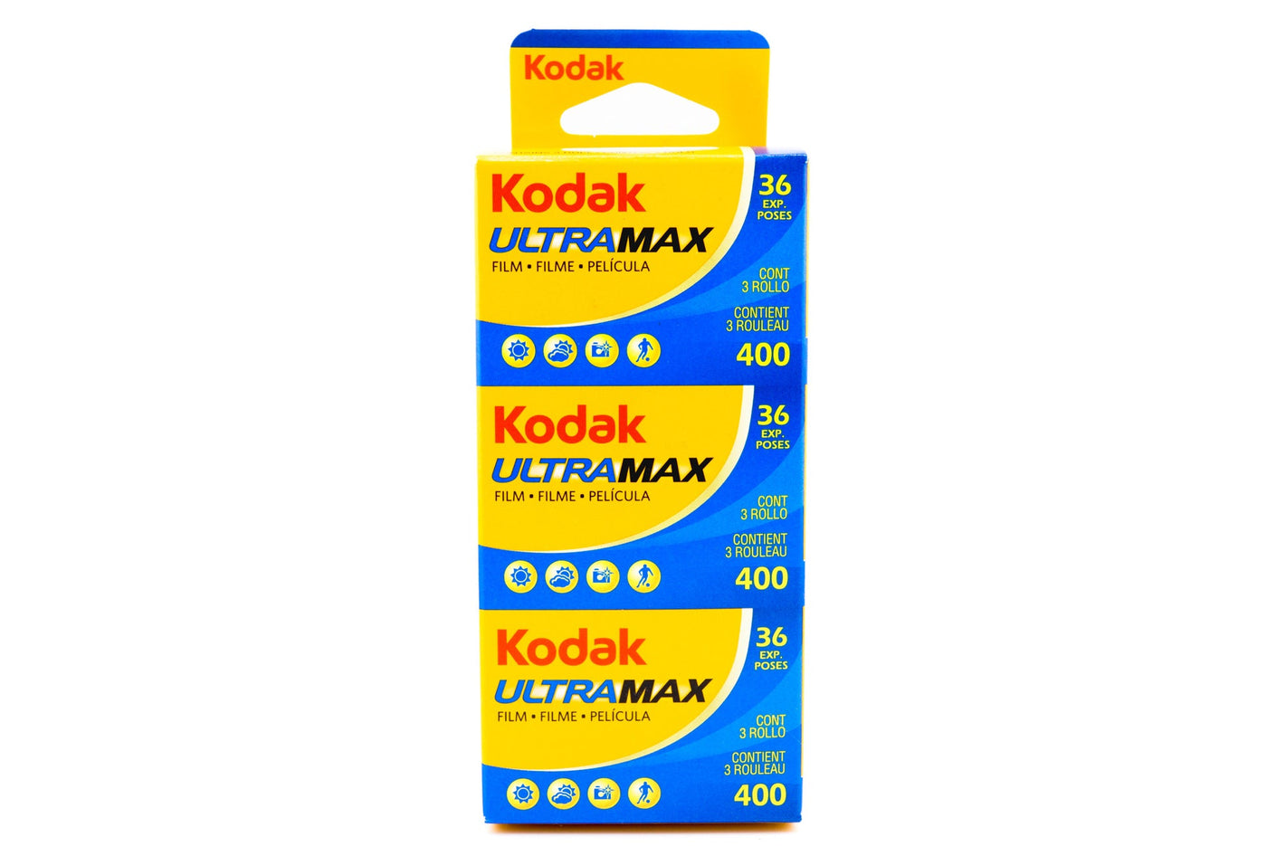 Kodak Ultramax 400 (35mm) 36 klatek 3-pack · main image