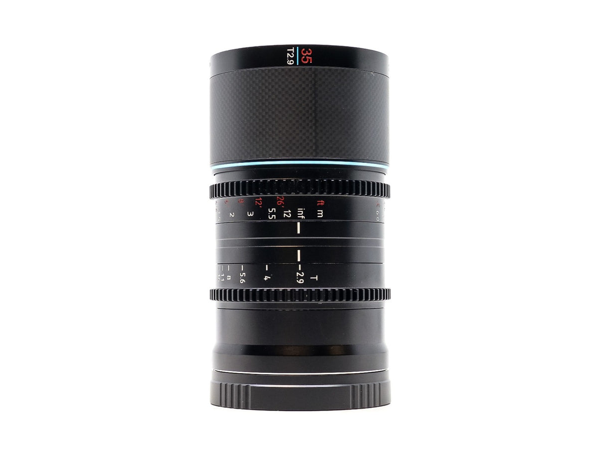 Sirui Saturn 35mm T2.9 1.6x Anamorphic [Blue Flare] - DL Fit · zdjęcie główne