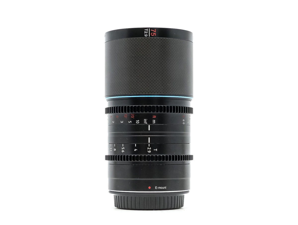 Sirui Saturn 75mm T2.9 1.6x Anamorphic [Neutral Flare] - Sony FE Fit · zdjęcie główne