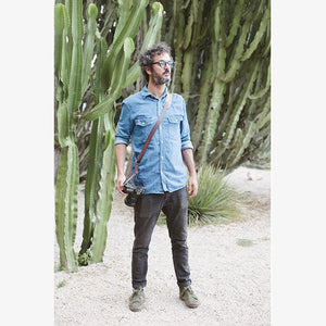 Berlin #602 - Brown sling leather camera strap