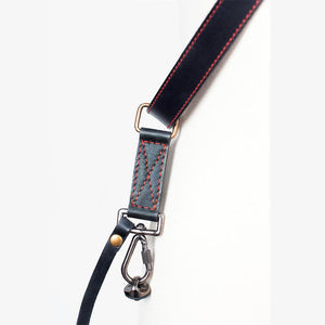 Tokyo #601 - Black & Red sling leather camera strap