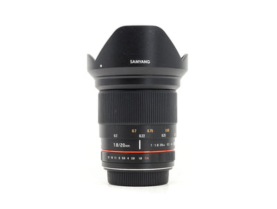 Samyang 20mm f/1.8 ED AS IF UMC - Mocowanie Canon EF
